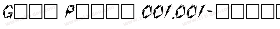Grad Plain 001.001字体转换